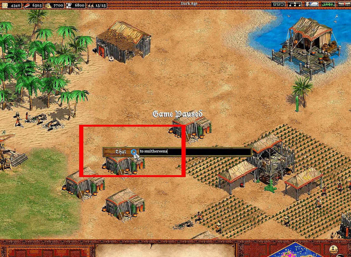 Cheats for age of empires 2