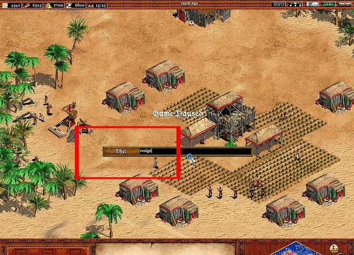 Cheats for age of empires 5